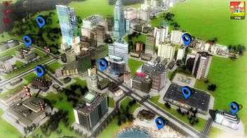 Blonde bikini whore with big tits slammed hard in wild 3D cartoon game action