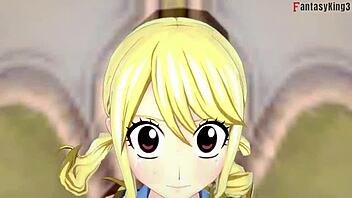 lucy heartfilia suckin my dick in fairy tail