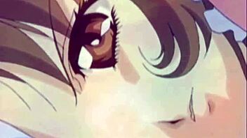 Naked anime babe teased and prodded