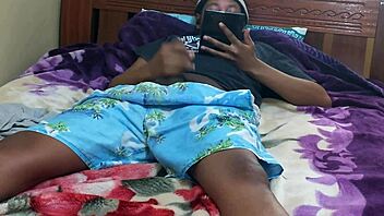 hey stepsister, caught my cheating brother jerking off on cam... unbelievable!