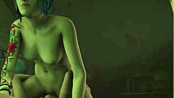 3D strap-on action with hot lesbians in uncensored game