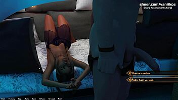 Beautiful petite girlfriend feels intense creampie