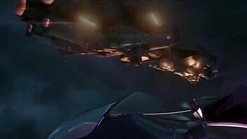 d va's space mission leads to monster cock threesome