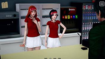 my bully turns lover with big tits in cartoon