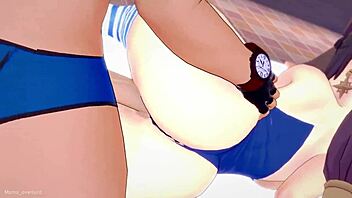 mona warms dick with bikini