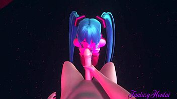 3D anime porn featuring creampie and boobjob action