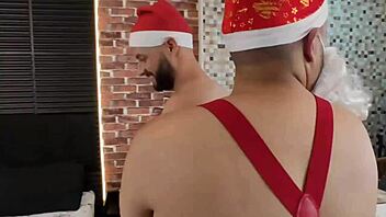 Christmas orgy with huge cocks for all guests!