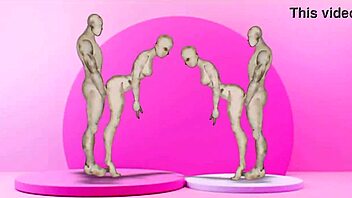 In this hentai, twins are fucking the girls casually