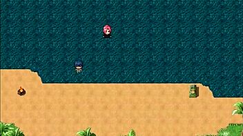 Tanned girl Natsuki defeats lord in hentai game!