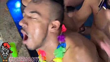 A teen gets fucked by her stepdad as her stepmom decorates for Christmas