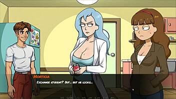 Morty's Sister Squirts in Shower!