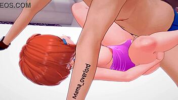 gwen ben10 parody in bikini learning naughty tricks 😜