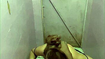 Spying on cheating wife in bathroom at work