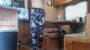 friends camper alone