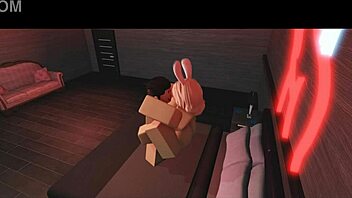 Pounding my bunny slut in Roblox porn – want to see?