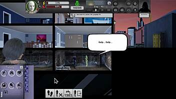 Big tits and squirts in 3D porn game
