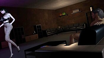 3D Asian MILF teasing big cock