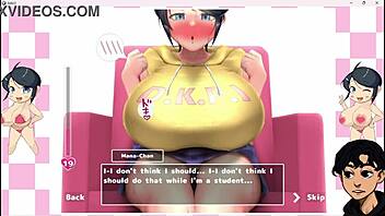 Shy girl discovers big cock in Ivav2