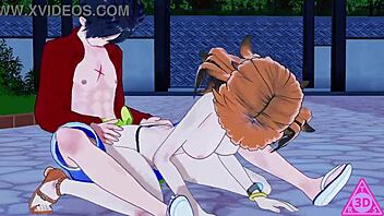 i watch rufy fuck nami's big ass with his monster cock in koikatsu hentai