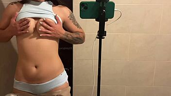 Hey, locked in the bathroom to masturbate