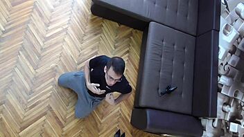 Mugur and Kitana explain instructions before hardcore masturbation action