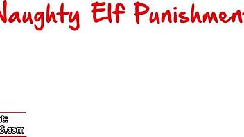 Naughty Elf Felix Punished by Tattooed Temptress