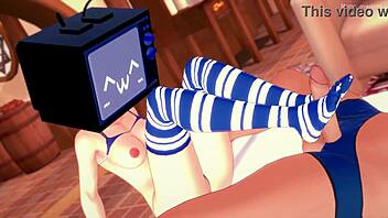 Woman Fails To Cum On Tv In Hentai