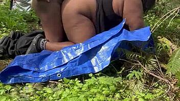 sexy bbw remi pounded in the forest near a farmhouse 😍