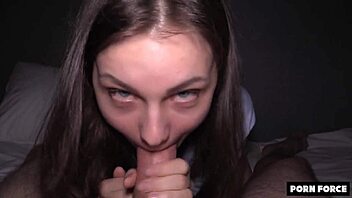 First date turns into wild night sex with epic deepthroat action!