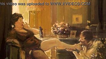 can you handle these steamy vintage erotic cartoon sketches?