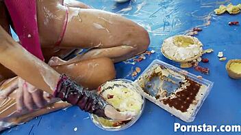 Big Titted Myla Charles Enjoys Lesbian Hottie Cindy Behr