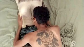 Hairy Macho Gets Morning Blowjob!