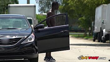 horny gay cops drag black suspect into locker room for intense group banging