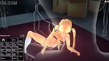 Blonde Girl's Anime Fun Adventure