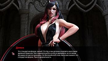 Blonde bikini whore with big tits slammed hard in wild 3D cartoon game action