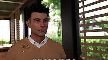 Horny Busty Redhead Becomes My College Roommate in 3D Game.