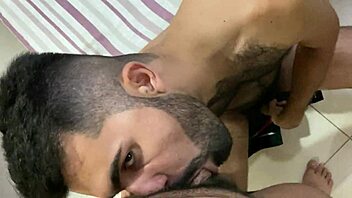 Grindr guy fills my mouth with cum