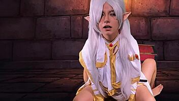 cosplay frieren elf recruits warrior for sex sword