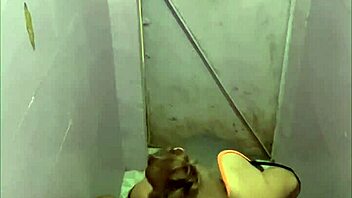 Spying on cheating wife in bathroom at work