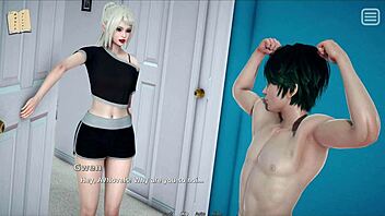 hey, my bully turned into my lover in this anime series, big tits everywhere