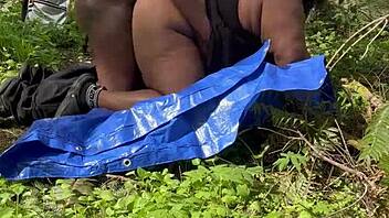 sexy bbw remi pounded in the forest near a farmhouse 😍