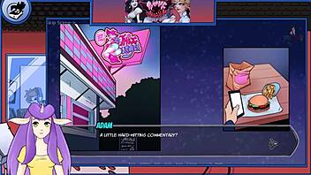 Horny bodybuilder sucks big tits in vampire night!