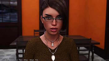 Being a dik 143 - hot rich brunette with makeup asks me hard questions