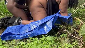 sexy bbw remi pounded in the forest near a farmhouse 😍