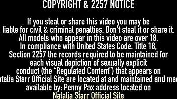 Nasty Natalia Starr Kneels for His Hot Load