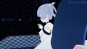 Nazuna Nanakusa feels intense sex