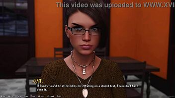 Being a dik 143 - hot rich brunette with makeup asks me hard questions