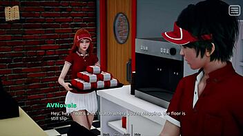 my bully turns lover with big tits in cartoon