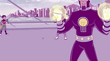 Cartoon porn with Raven and Blackfire from 18titan's series