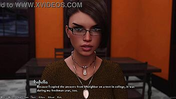 Being a dik 143 - hot rich brunette with makeup asks me hard questions